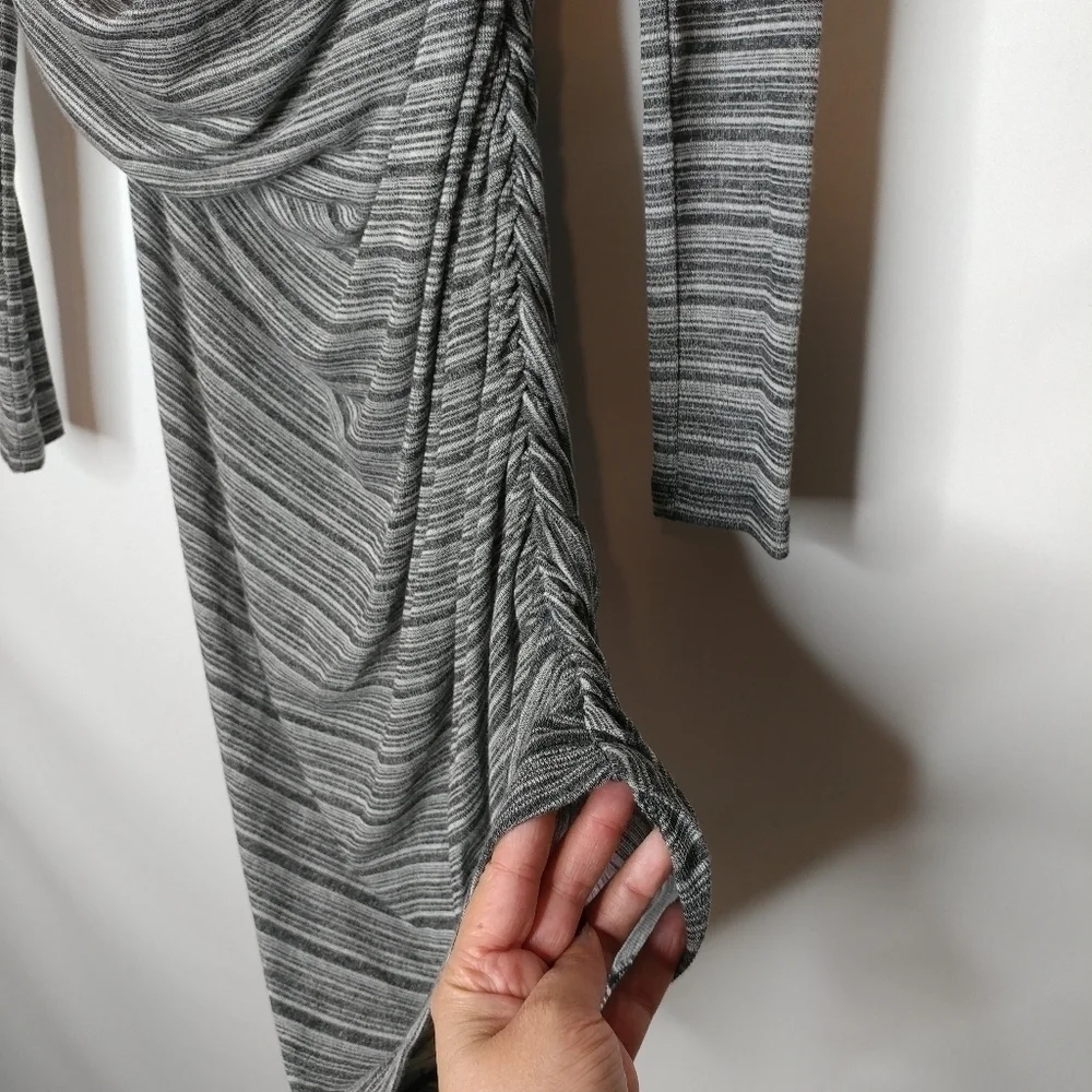 NWT ABS Draped Neckline Wrap Dress - Picture 2 of 5